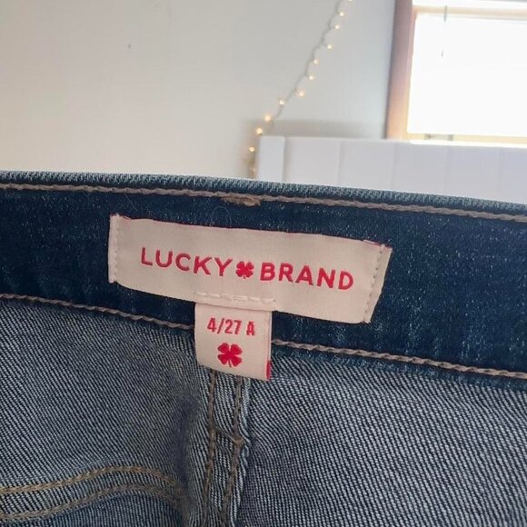 Low-rise skinny blue denim jeans Lucky Brand - Picture 7 of 7